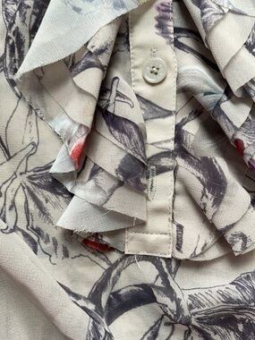Ted Baker Floral Ruffle Blouse